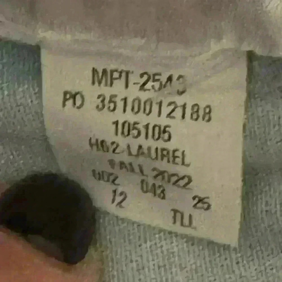 Carhartt Slim Fit Denim Jeans Women's Blue Casual Work Utility Pants Sz 12‎ Tall - Picture 6 of 6